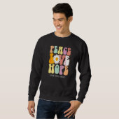 Sweatshirt Peace Love Hope Bipolar Disorder Awareness (Devant entier)