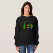 Sweatshirt Peace Love Unity Reggae Roots Jamaica Rasta Reggae (Devant entier)