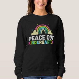 Sweatshirt Peace Out Kindergarten - Dernière journée de mater