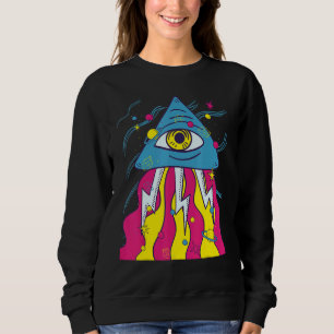 Sweatshirt Peace Sign Love 60s les années 70 Tie Dye Hippie C