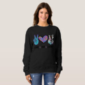 Sweatshirt Peach Love Lab Week Technologue de laboratoire (Devant entier)