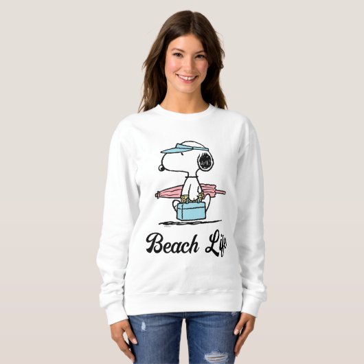 Sweatshirt PEANUTS | Beach Bum Snoopy (Devant entier)