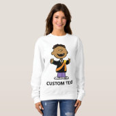 Sweatshirt Peanuts | Franklin Halloween Vampire (Devant entier)