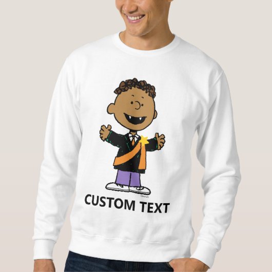 Sweatshirt Peanuts | Franklin Halloween Vampire (Devant)