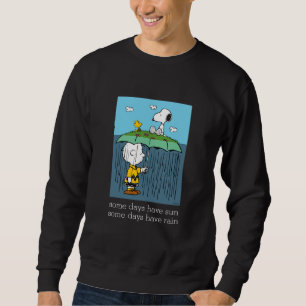 Sweatshirt Peanuts Jour Ensoleillé Jour Pluvieux Moitié & M
