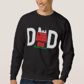 Sweatshirt Peanuts Snoopy Dog House | Je suis le papa (Devant)