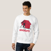 Sweatshirt PEANUTS | Snoopy hier & aujourd'hui (Devant entier)