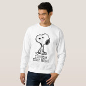 Sweatshirt Peanuts | Snoopy se transforme (Devant entier)