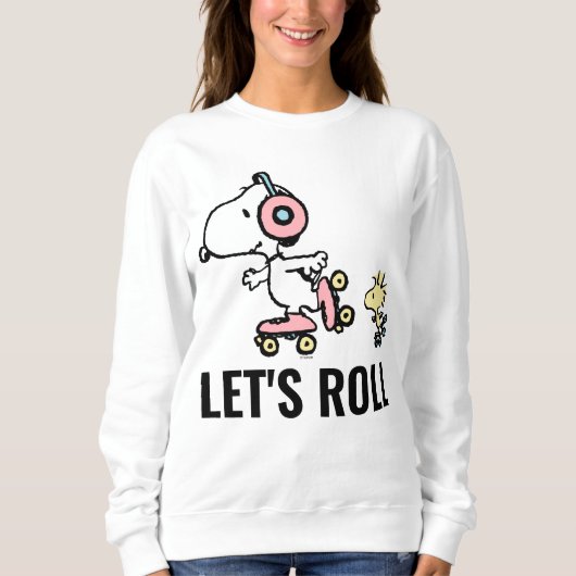 Sweatshirt PEANUTS | Snoopy & Woodstock | Roulons (Devant)