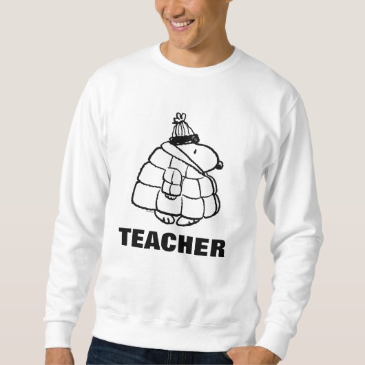 Sweatshirt Peanuts | Warm & Cozy Teacher (Devant)