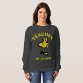 Sweatshirt Peanuts | Woodstock Looking Ahead Teacher (Devant entier)