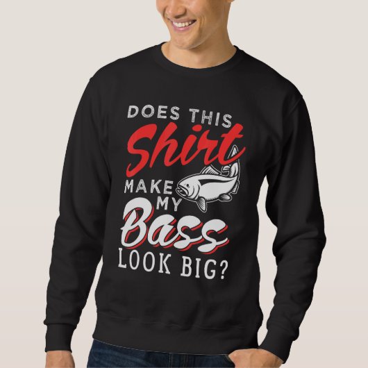 Sweatshirt Pêche À La Basse Pour Pêche (Devant)