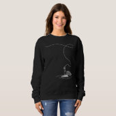 Sweatshirt Pêche à la mouche (Devant entier)