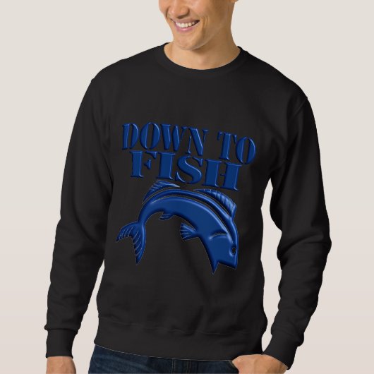 Sweatshirt Pêche À Poisson Dtf Pêcheur Pêcheur Fanat Pêche (Devant)