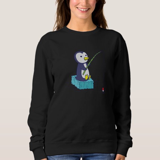 Sweatshirt Pêche au pingouin (Devant)