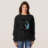 Sweatshirt Pêche Avec Papa Poisson Coloré Pêcheur (Devant entier)