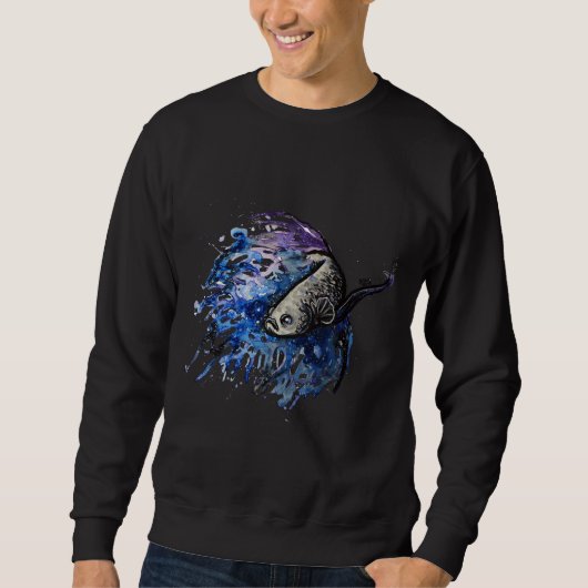 Sweatshirt Pêche Betta Fish (Devant)