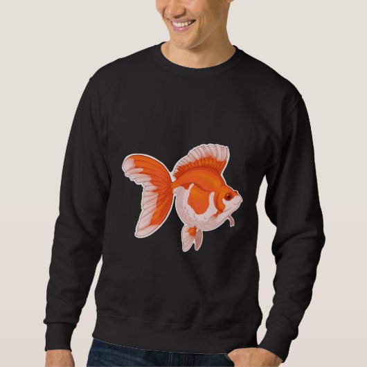 Sweatshirt Pêche Fanatique Ryukin Goldfish (Devant)