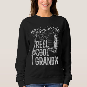 Sweatshirt Pêche Lover Reel Cool Grandpa Pêche Poisson Pour