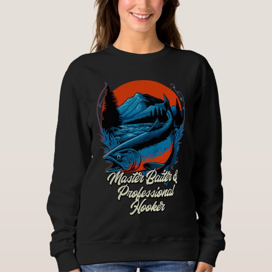 Sweatshirt Pêche Master Baiter Professionnel Fisher Fisherma (Devant)