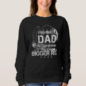 Sweatshirt Pêche Papa Comme Un Papa Régulier Mais Avec Un R P (Devant)