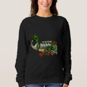 Sweatshirt Pêche Spittle Poisson Archer Steampunk (Devant)