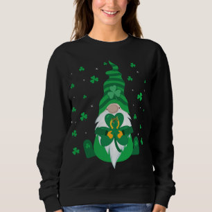 Sweatshirt Pêche sur glace Gnomie mignonne Flocon d'hiver Gno