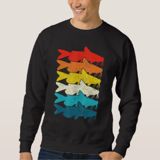 Sweatshirt Pêche Vintage Pêche à la pêche Pêche