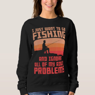 Sweatshirt Pêcher Des Vêtements Pour Hommes Pêcher Résoudre M