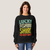 Sweatshirt Pêcher sans laver (Devant entier)