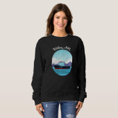 Sweatshirt Pêcheur de bateau de pêche de Sitka Alaska (Devant entier)