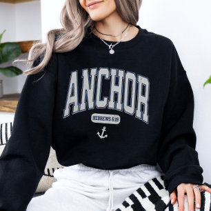 Sweatshirt Pêcheur esthétique Christian Script détendu