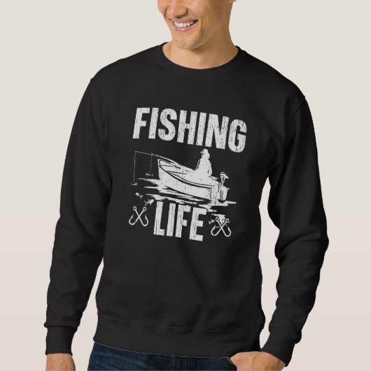 Sweatshirt Pêcheur Pêche (Devant)