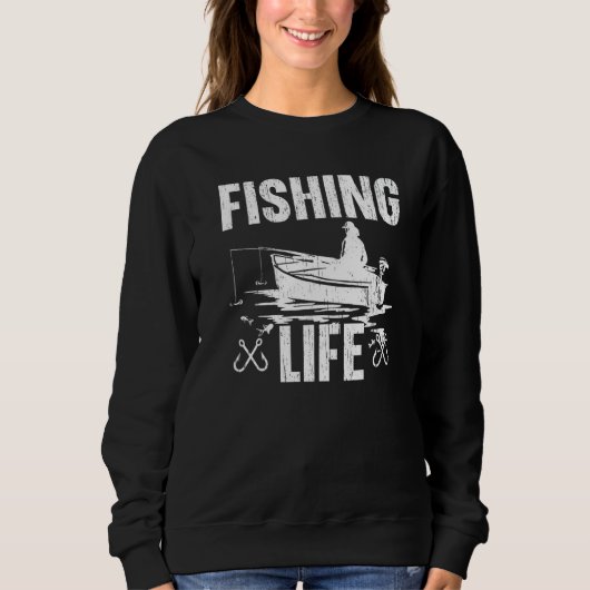 Sweatshirt Pêcheur Pêche (Devant)