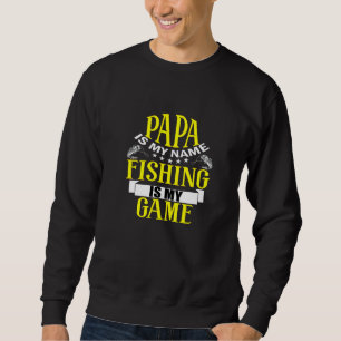 Sweatshirt Pêcheur Pêcheur de poisson mâle papa papa Husba