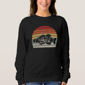 Sweatshirt Pêcheur Truite Rétro Nature & Extérieur Poisson &