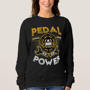 Sweatshirt Pedal Power Anti Ebike vélo vélo vélo