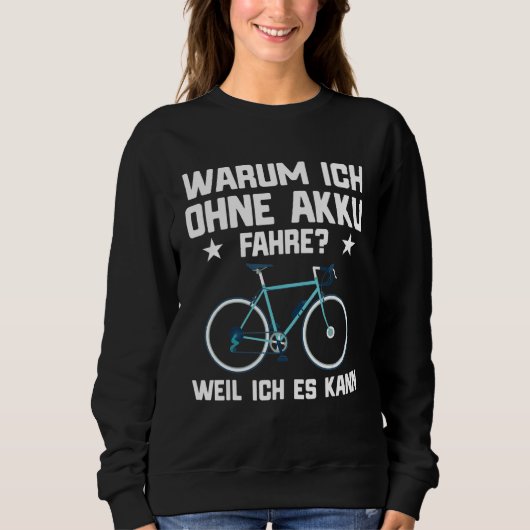 Sweatshirt Pedelec E Vélo Dire Vélo (Devant)