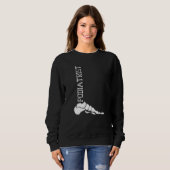 Sweatshirt Pédicure Podologue Podologie (Devant entier)