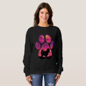 Sweatshirt Peekapoo Paw Mom Dad Dog  Women Men (Devant entier)