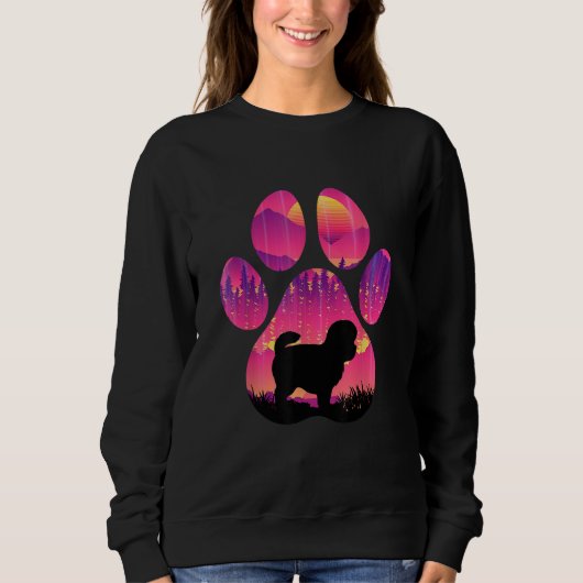 Sweatshirt Peekapoo Paw Mom Dad Dog  Women Men (Devant)