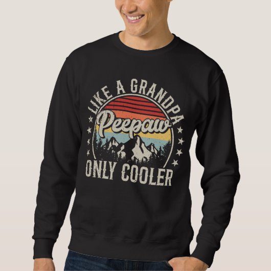 Sweatshirt Peepaw comme un grand-père seulement des hommes Gl (Devant)