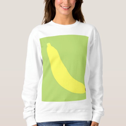 Sweatshirt peinture à la banane (Devant)
