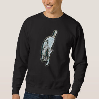 Sweatshirt Peinture Abstraite Numérique D'un Chat 63