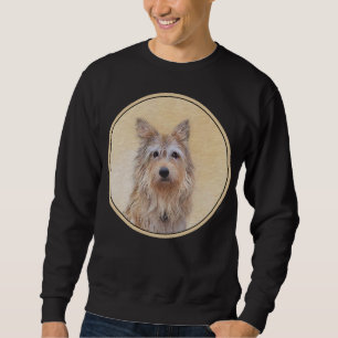 Sweatshirt Peinture Berger Picard - Joli art original chien