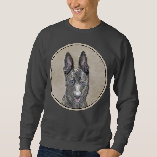 Sweatshirt Peinture de berger hollandais - jolie art original (Devant)