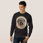 Sweatshirt Peinture de berger pyrénéenne - Cute Original Chie (Devant entier)