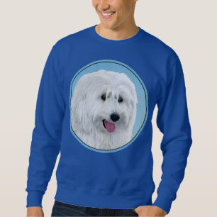 Sweatshirt Peinture de chien des lowland polonais - Art du ch