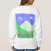 Sweatshirt peinture de paysage italie (Dos)