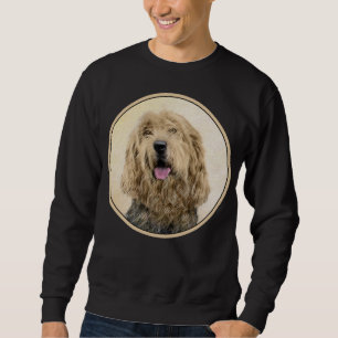 Sweatshirt Peinture d'Otterhound - Joli art original de chien